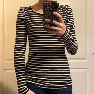 Striped long sleeve shirt